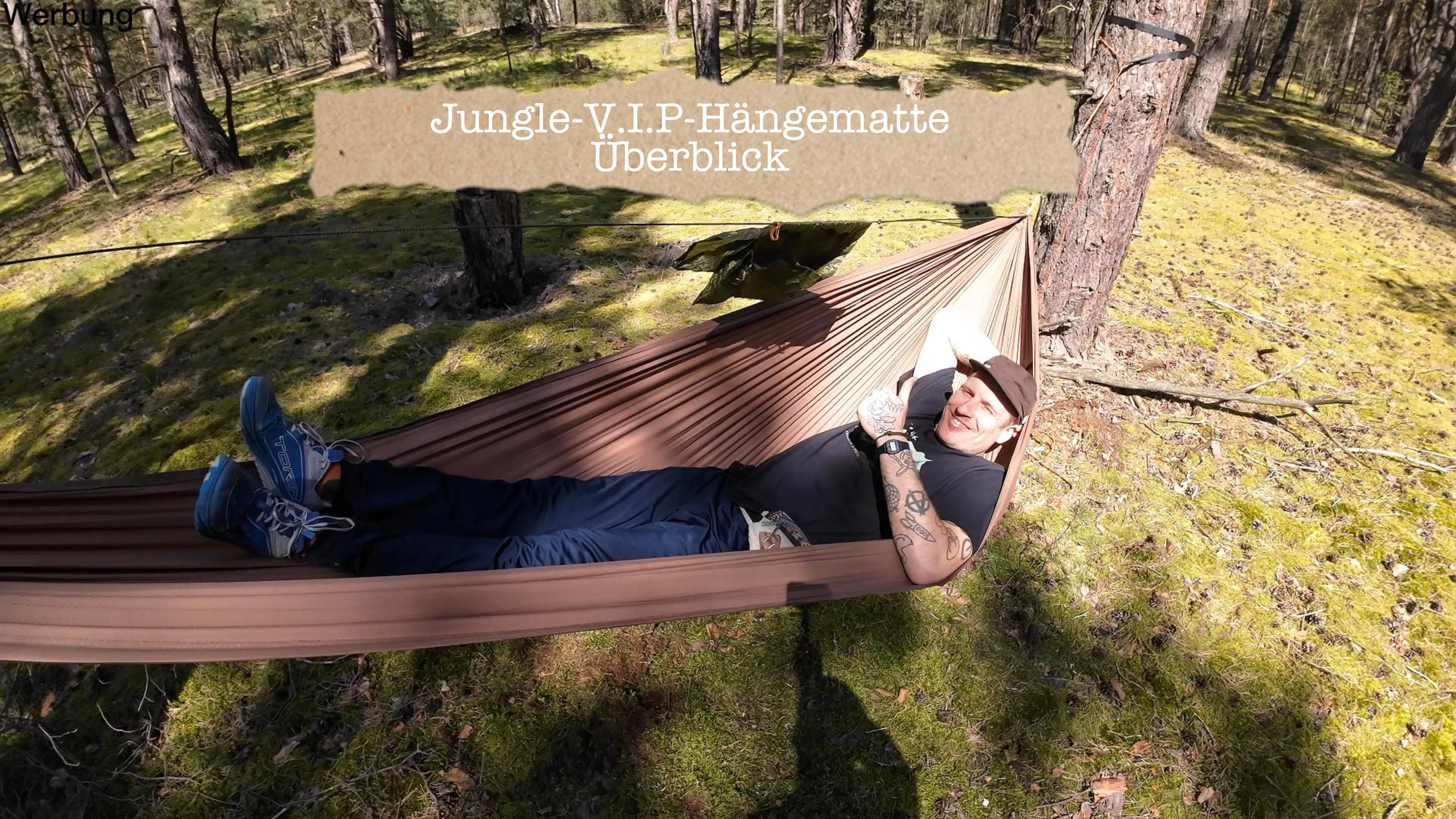 Video laden: Walkthrough Übersicht Jungle-V.I.P.-Hammock; Hängemattensystem